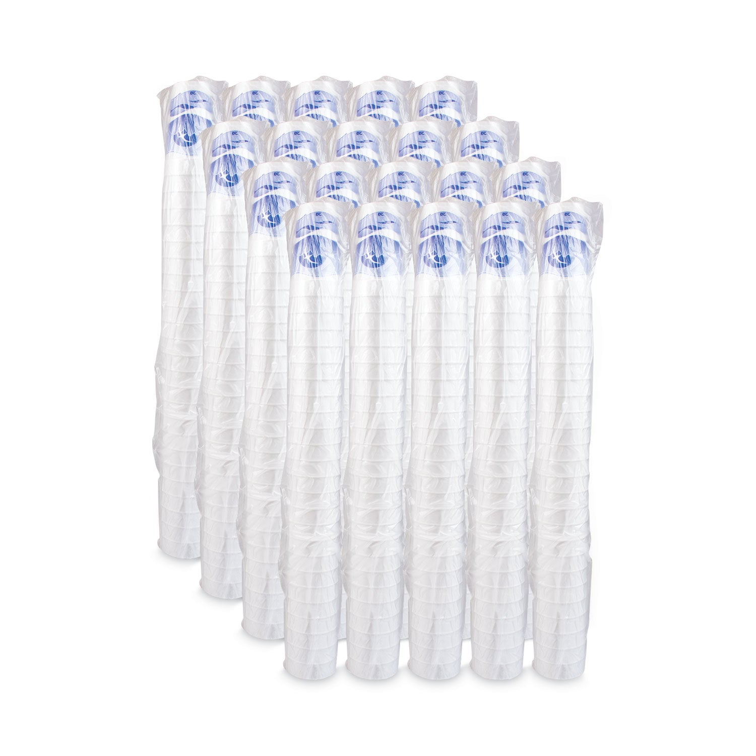 20 fl oz - Blueberry - Foam - Coffee, Soft Drink, Juice, Tea, Water, Hot Drink, Cold Drink - 25/Pack - 20 / Carton