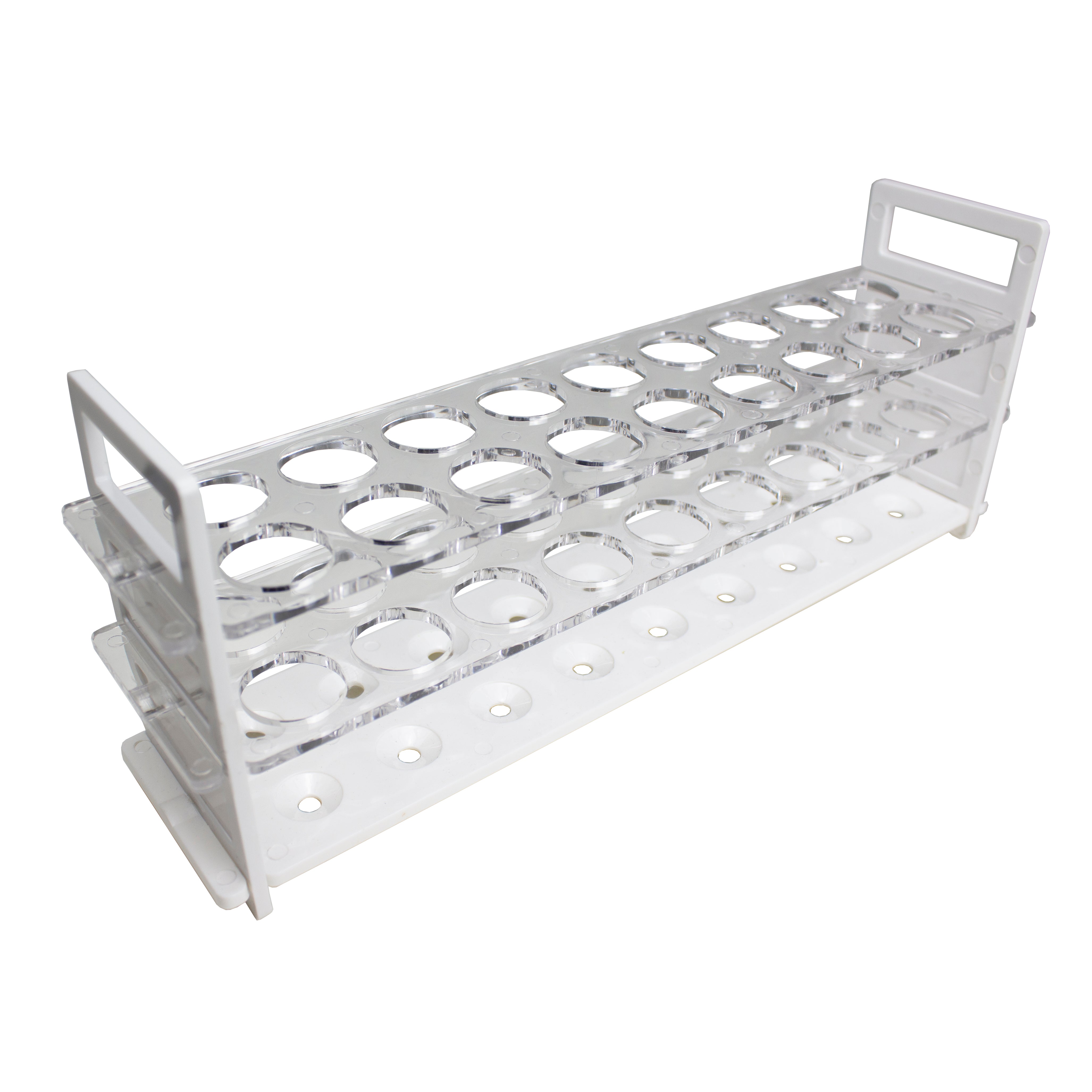 United Scientific® Test Tube Rack, PC, 18 Places For 25 mm Tubes