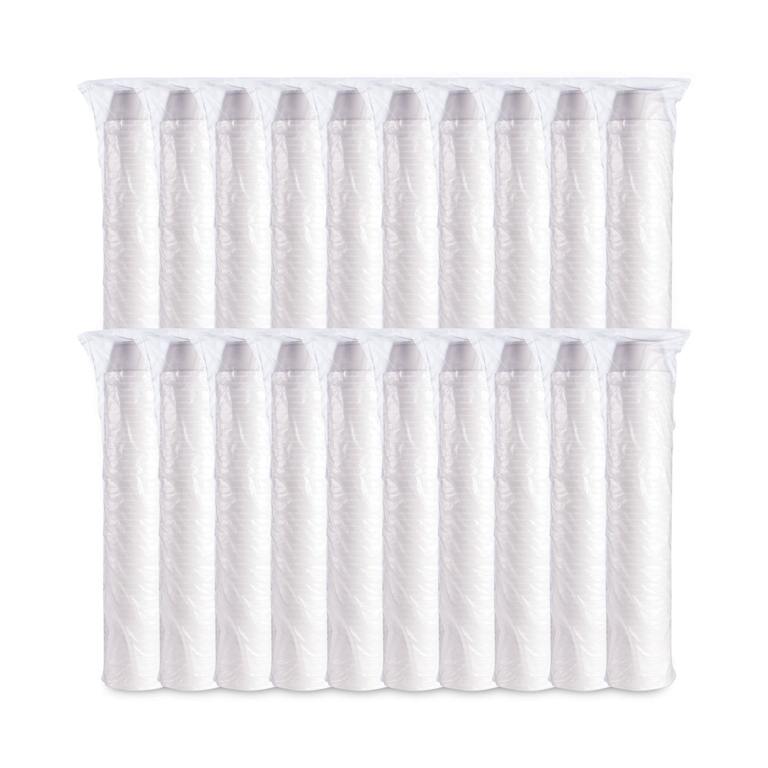 Foam Container, Extra Squat, 8 oz, White, 1,000/Carton