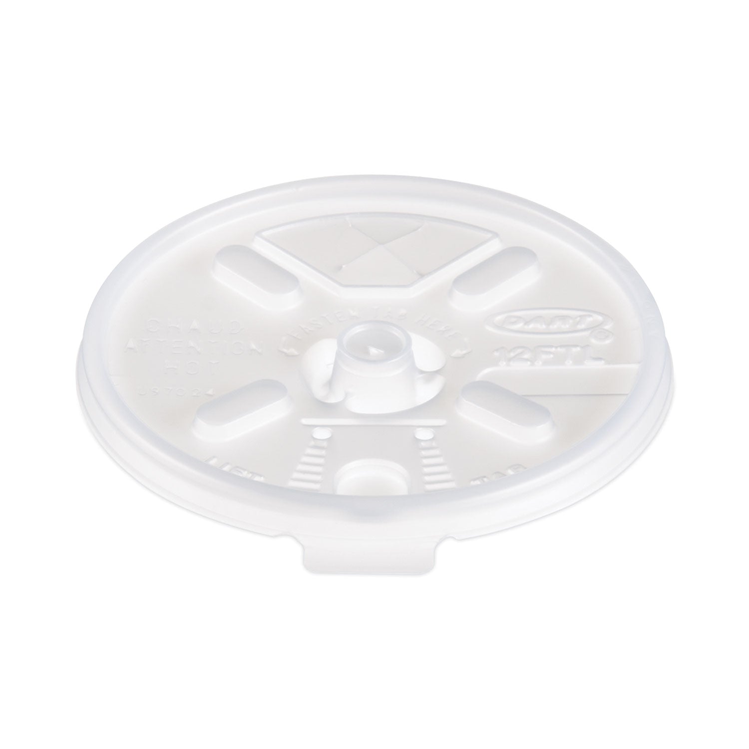 Dome - Plastic - White, Translucent - 100/Bag - 10 / Carton