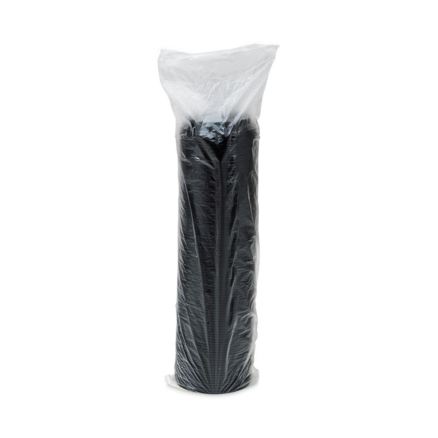Cappuccino Dome Sipper Lids, Fits 12 oz to 24 oz Hot Cups, Plastic, Black, 100/Pack, 10 Packs/Carton