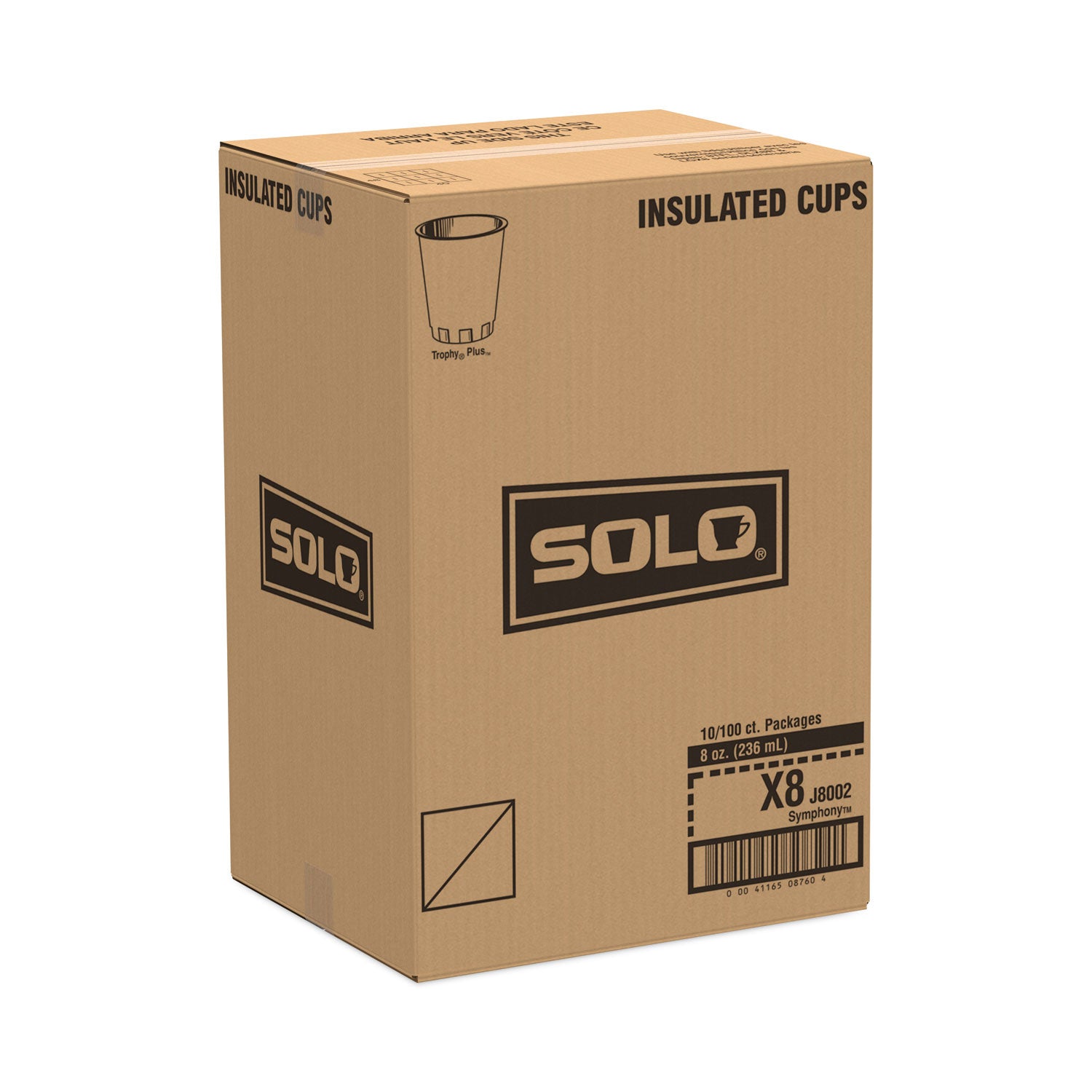 Solo Trophy Plus 8 oz Symphony Insulated Hot/Cold Cups