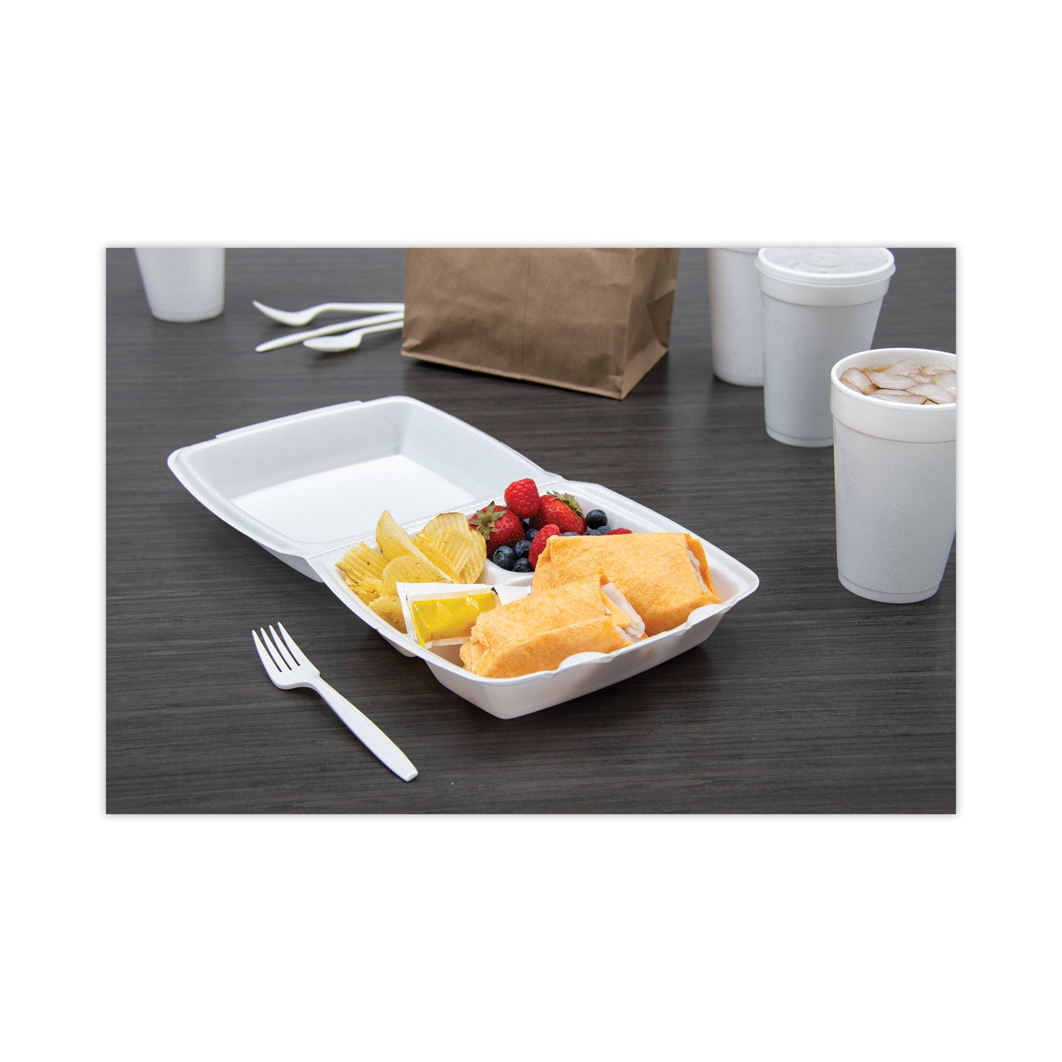 White - Foam Body - 2 / Carton