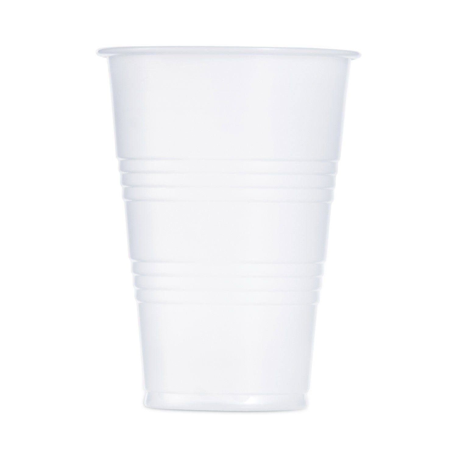 High-Impact Polystyrene Cold Cups, 7 oz, Plastic, Translucent, 100/Sleeve, 25 Sleeves/Carton
