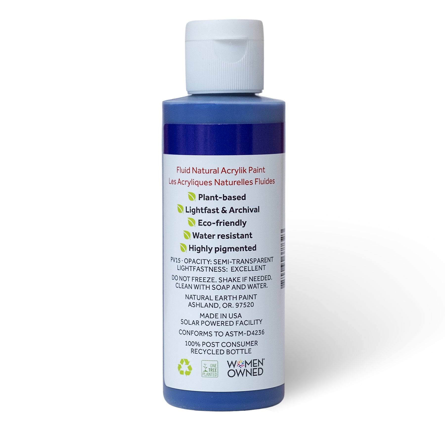Natural Fluid Acrylik - 4 oz - Ultramarine Purple