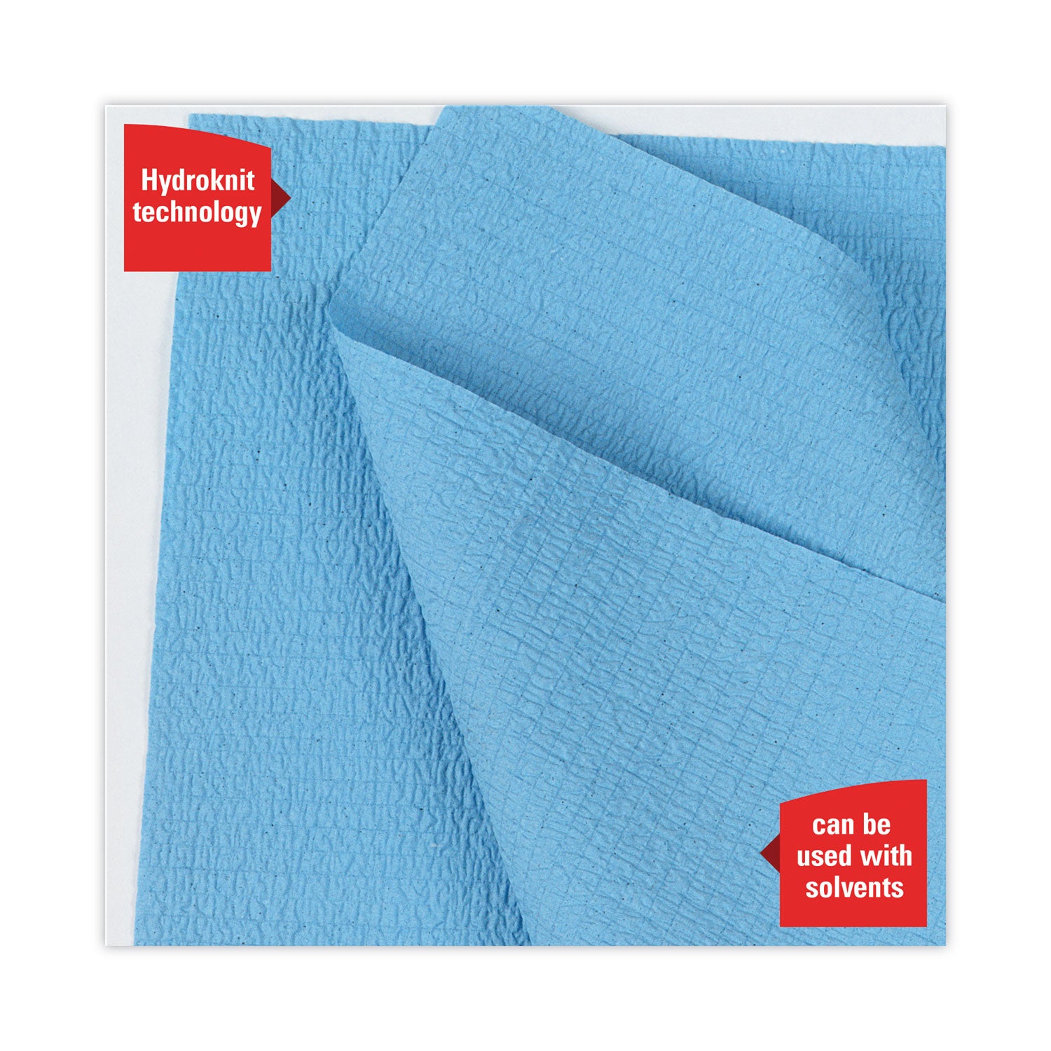 Wypall General Clean X60 Multi-Task Cleaning Cloths - 12.20" Length x 9.80" Width - Absorbent, Reinforced, Strong, Perforated, Durable, Reusable, Residue-free, Sturdy - Blue - 130/Roll - 1 Carton