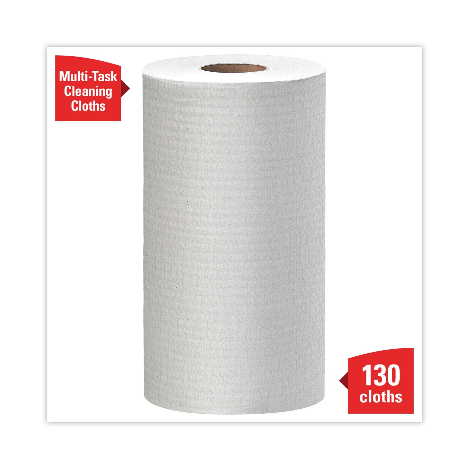 Wypall General Clean X60 Multi-Task Cleaning Cloths - 9.80" Width x 12.20" Length - 130 Sheets/Roll - 1560 Sheets - White - 1 Carton