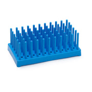 United Scientific® Test Tube Drying Rack, 50 Places, comes with 6