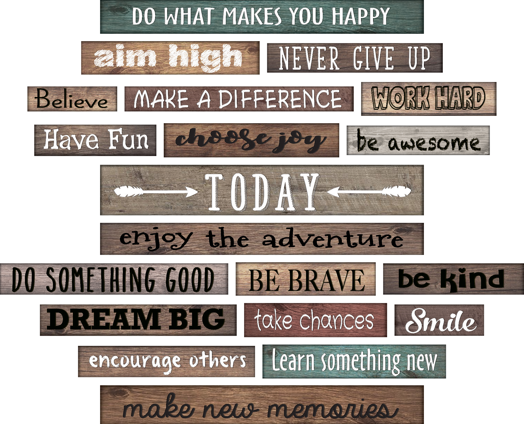 Clingy Thingies®: Home Sweet Classroom Motivational Gallery Signs