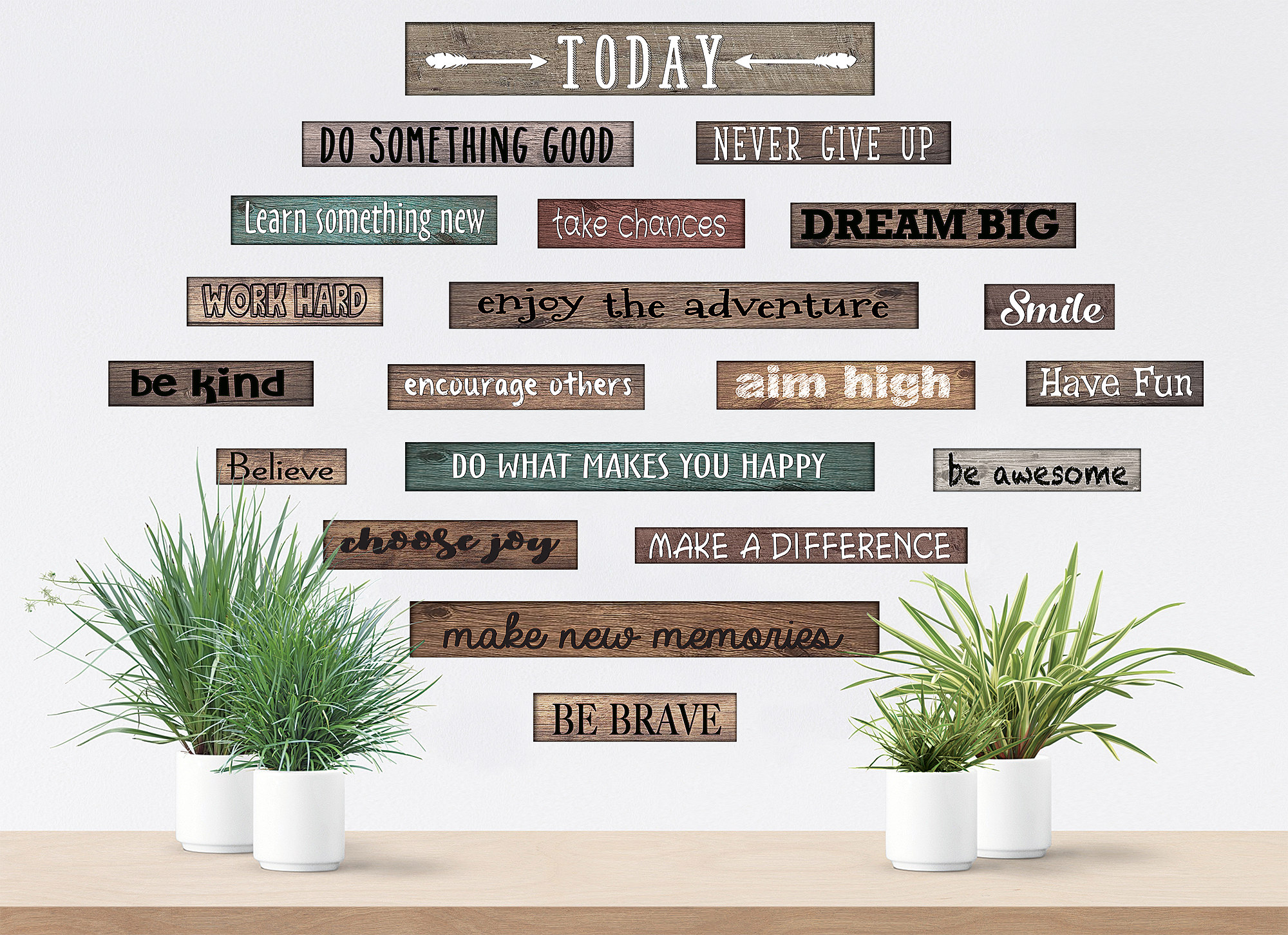 Clingy Thingies®: Home Sweet Classroom Motivational Gallery Signs