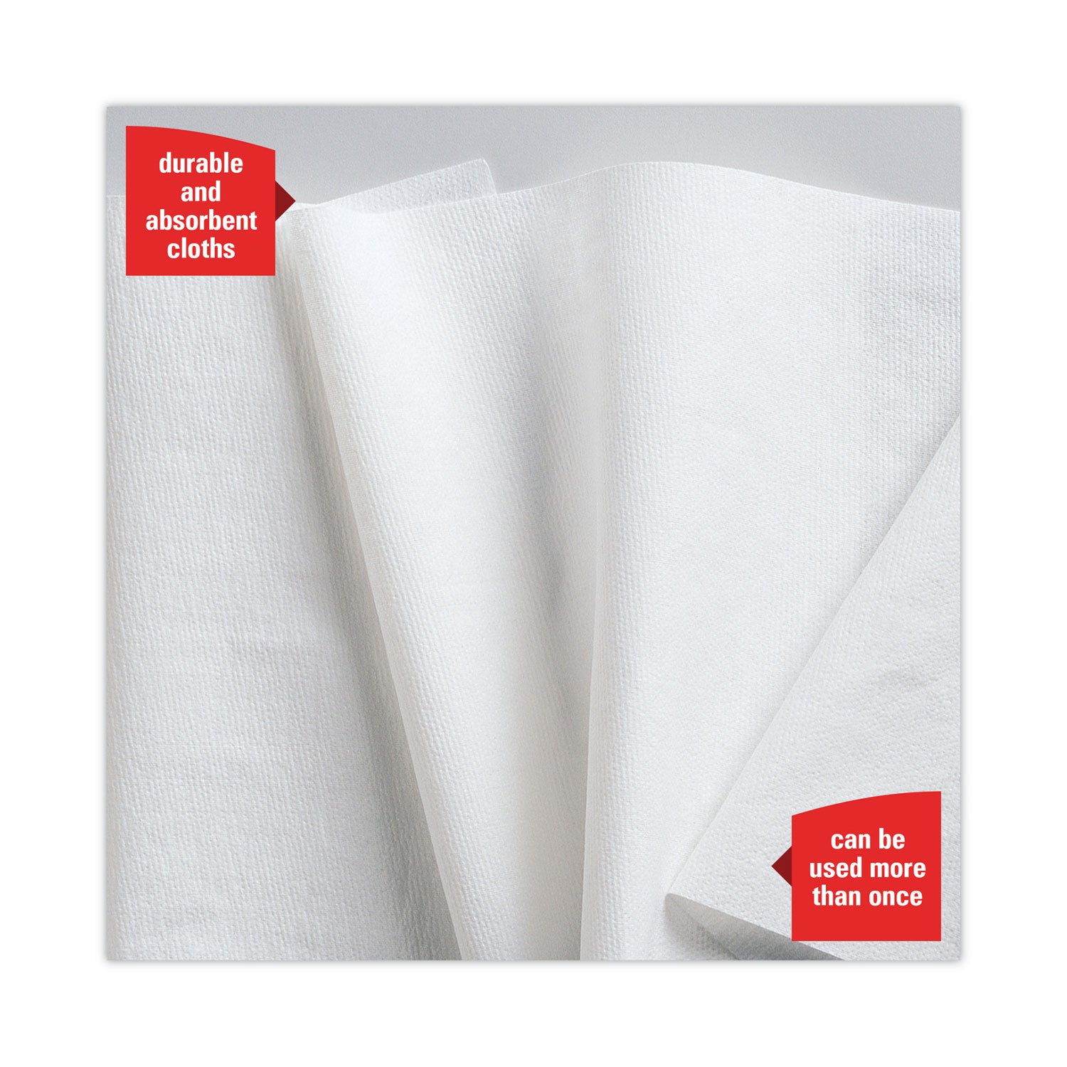 275 Sheets/Roll - White - Hydroknit, Pulp Fiber, Polypropylene - 3 / Carton