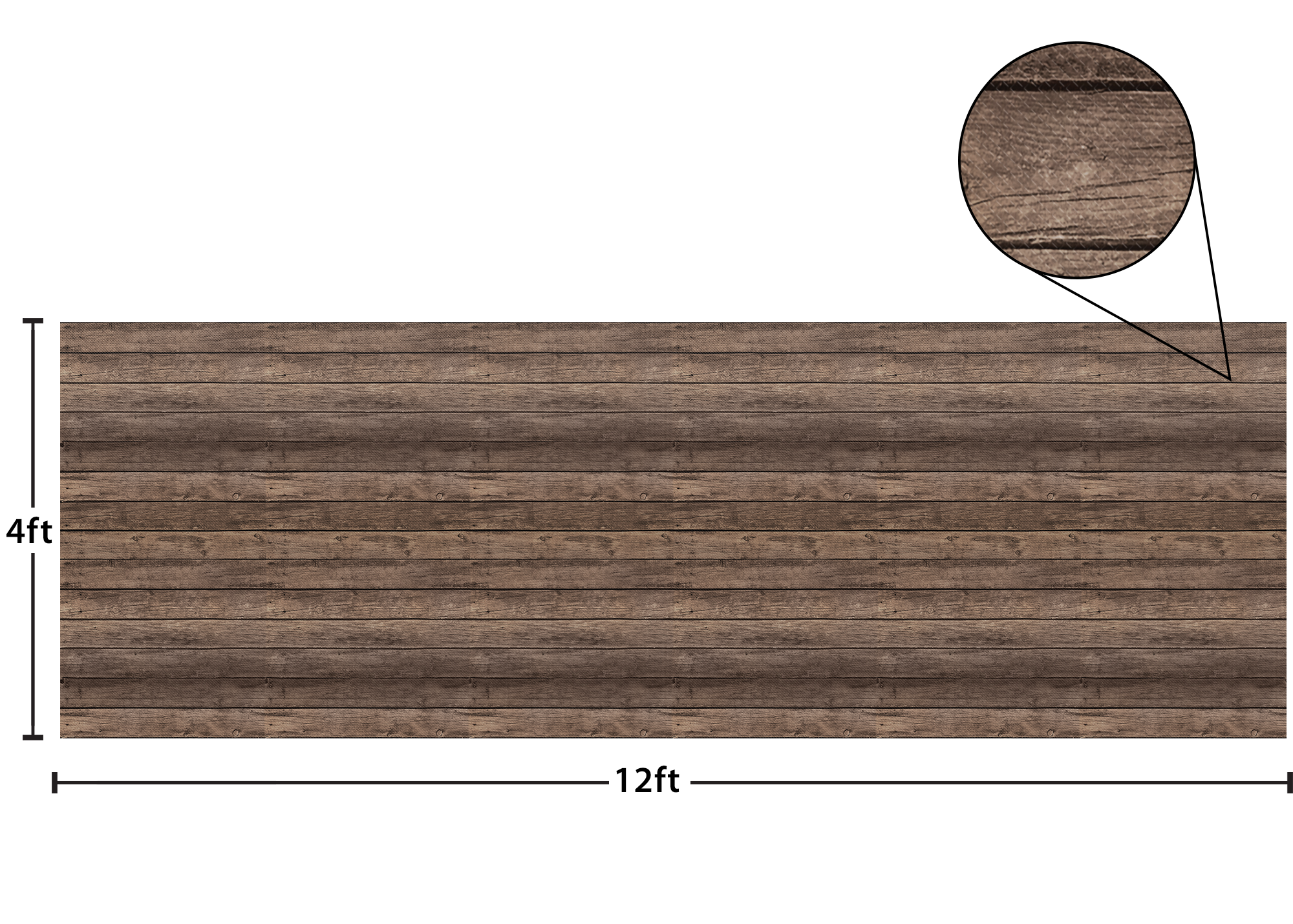 Dark Wood Better Than Paper® Bulletin Board Roll