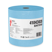 Wypall PowerClean X80 Heavy Duty Cloths Jumbo Roll - 12.50" Width x 12.20" Length - 475 Sheets/Roll - Blue - Cloth - 1 Each