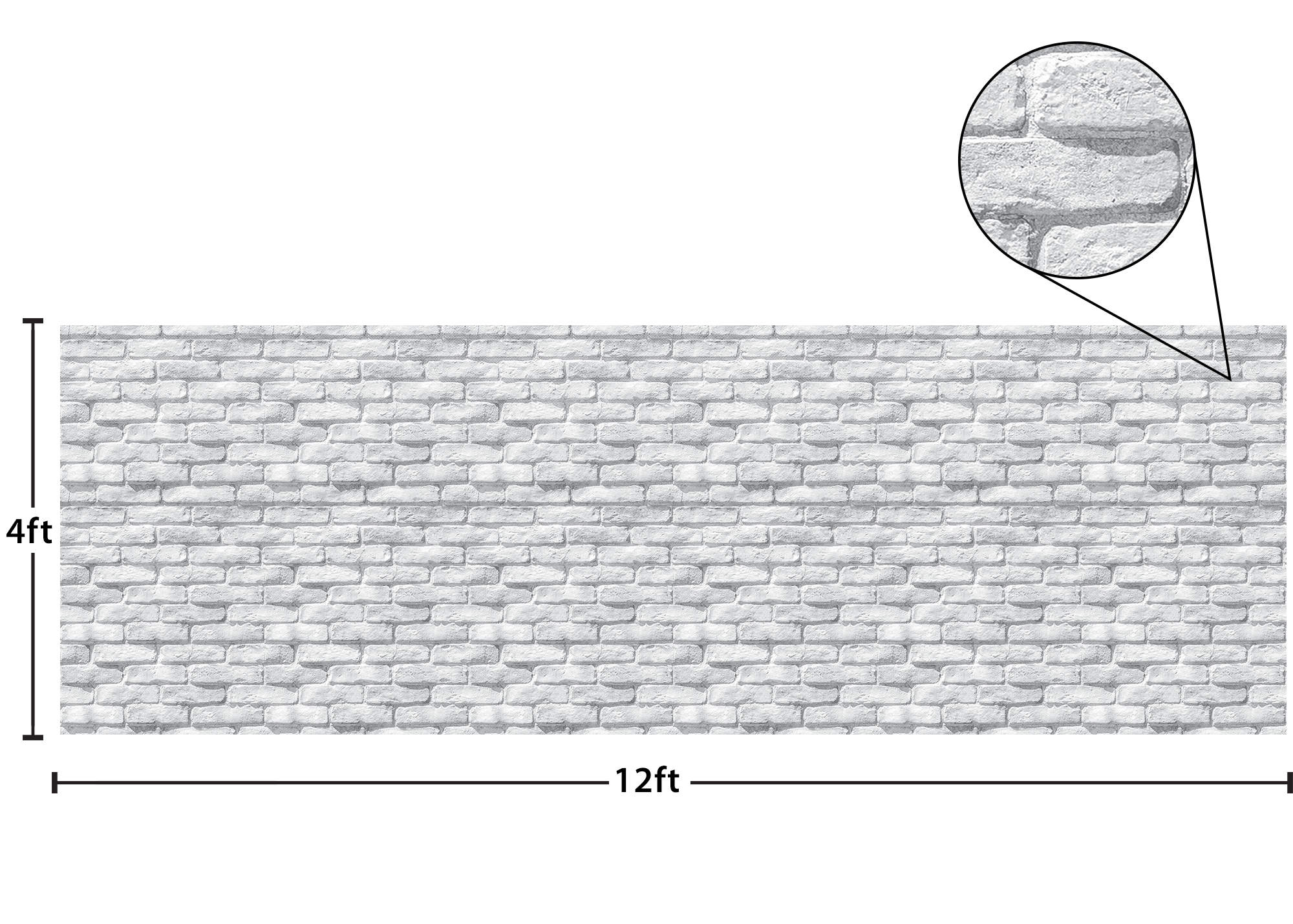 White Brick Better Than Paper® Bulletin Board Roll