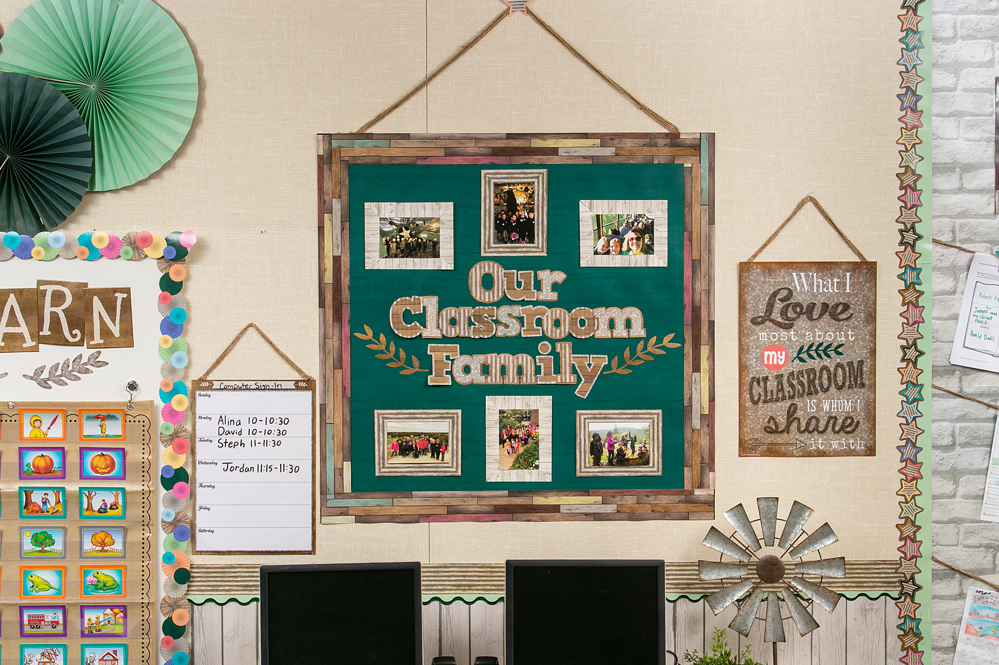 Hunter Green Painted Wood Better Than Paper® Bulletin Board Roll