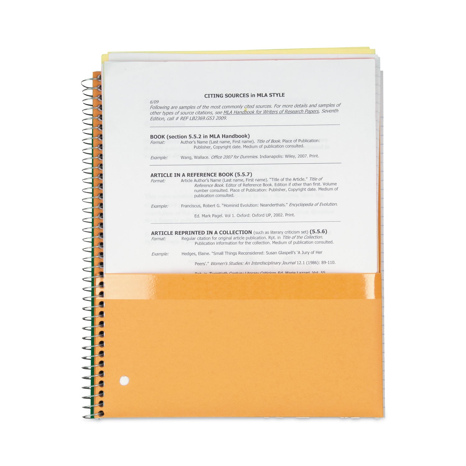 Mead Five Star 1-Subject Spiral Notebook, 100 Sheets, 11" x 8.5", 3-Hole Punched, Assorted Covers, Dual-Pocket Divider, Water Resistant, Bleed Resistant, Perforated, Spiral Lock, 6 Pack