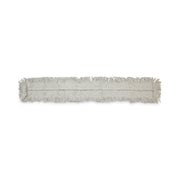 Disposable Dust Mop Head, Cotton, Cut-End, 60w X 5d