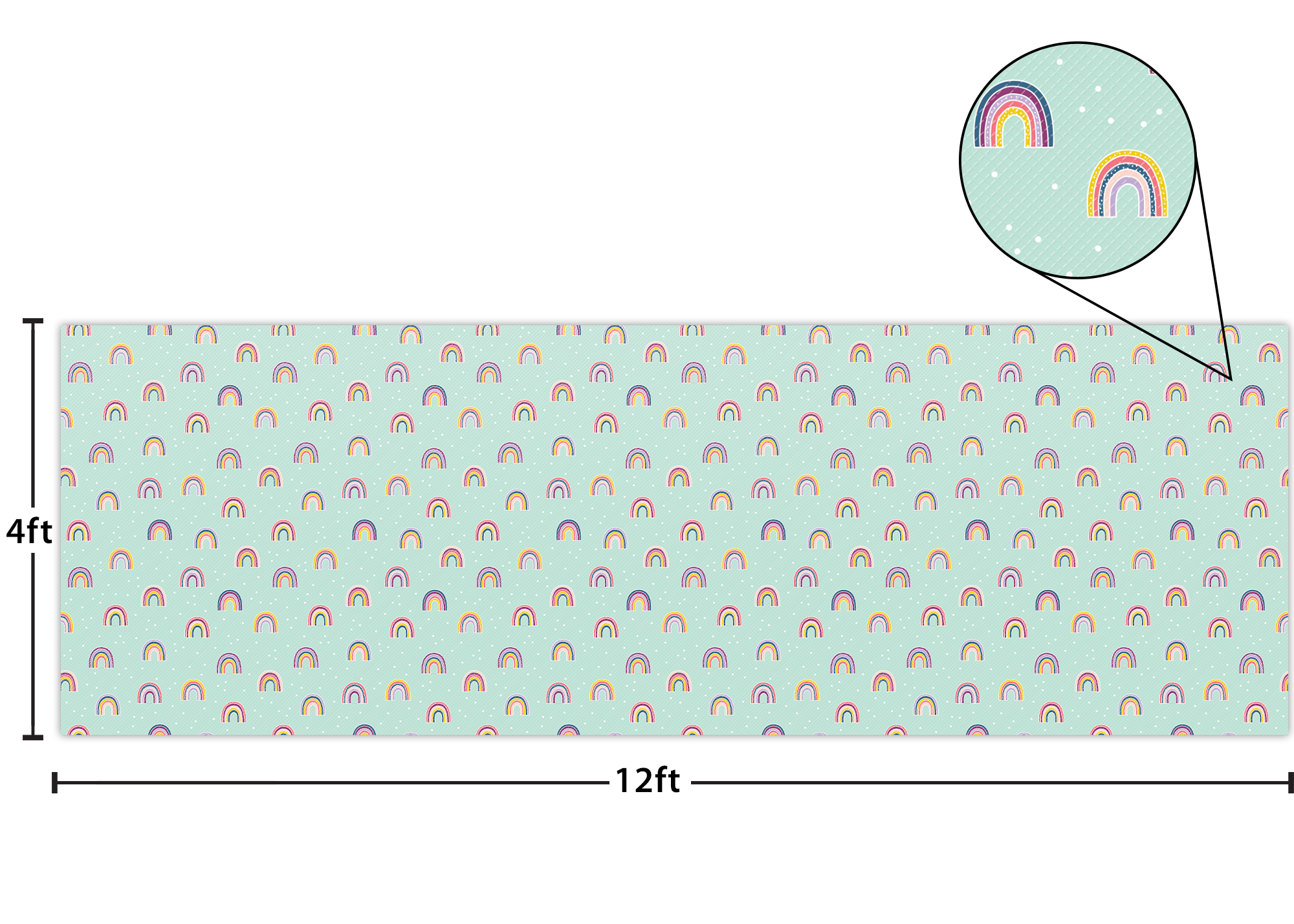 Oh Happy Day Rainbows Better Than Paper® Bulletin Board Roll