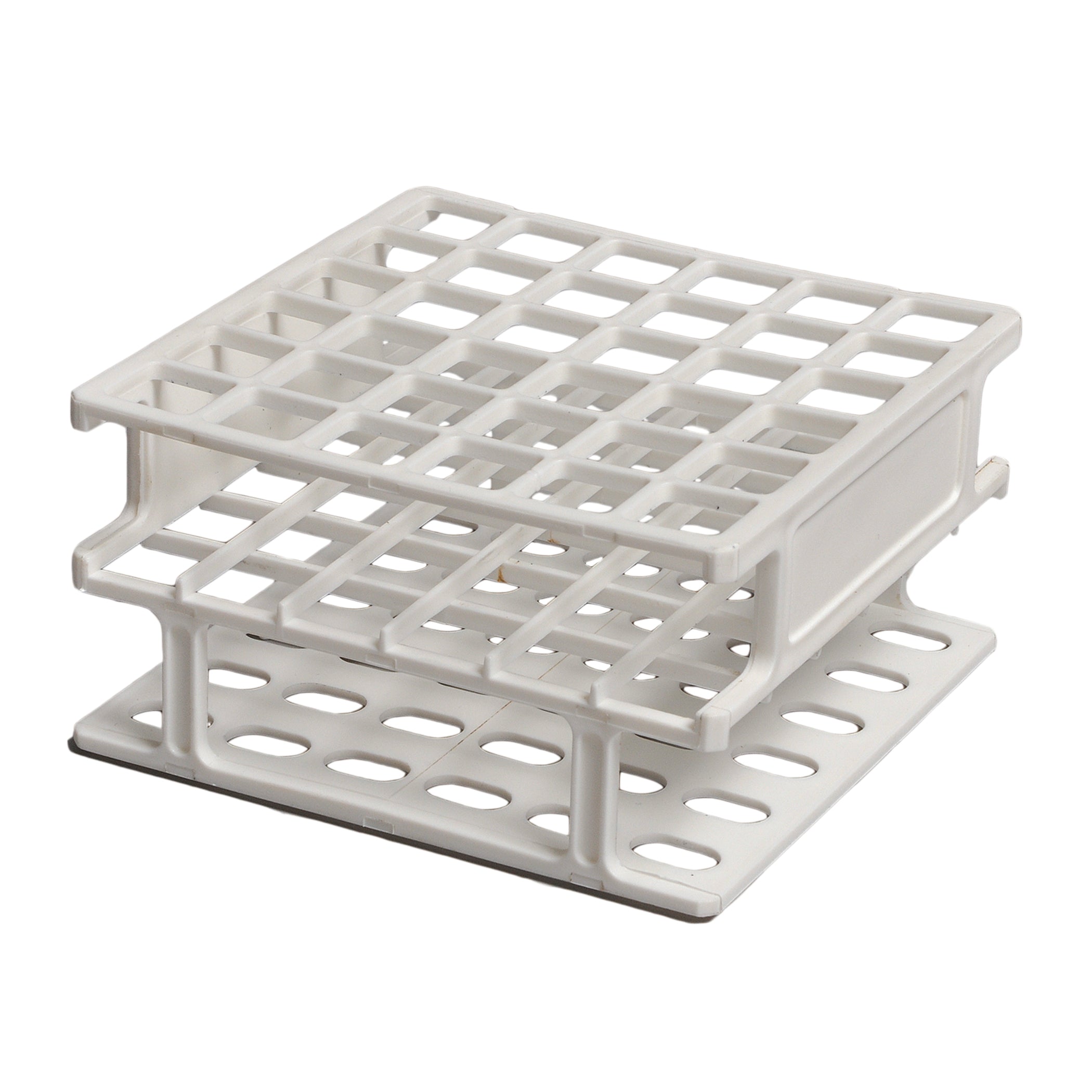 United Scientific® Test Tube Rack, 1-Piece, PP, 13mm X 36 Tubes, comes with 4