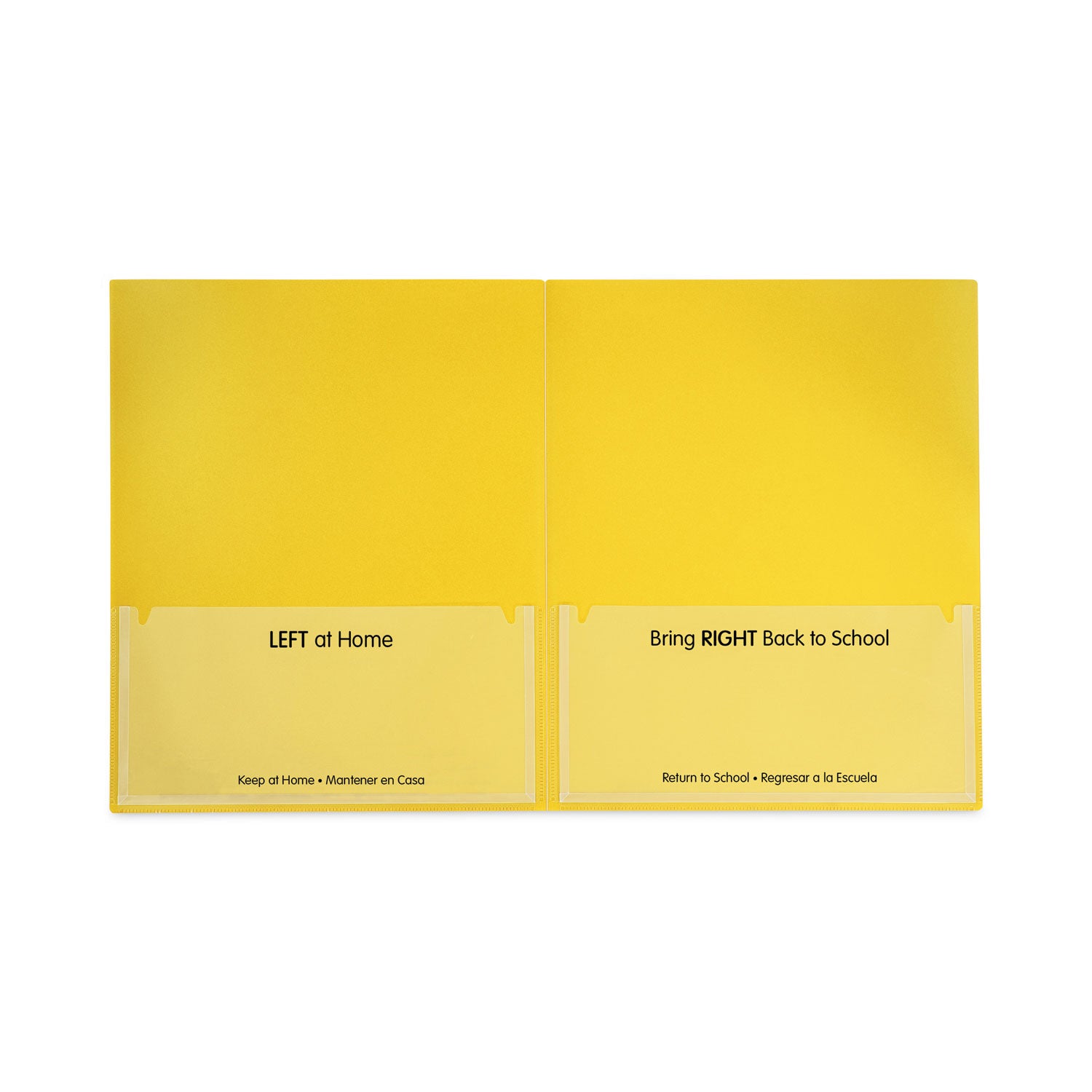 Classroom Connector™ School-To-Home Folders, Yellow, Box of 25