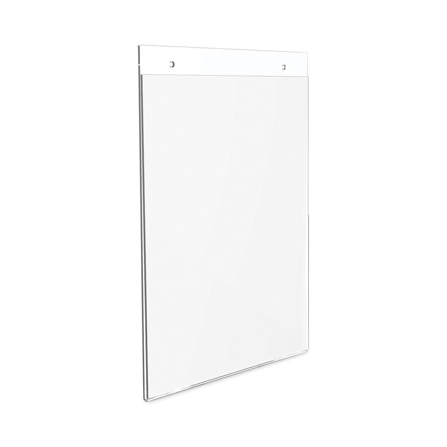 8.5" Width x 11" Height - Wall Mountable - Plastic - Clear - 1 Each