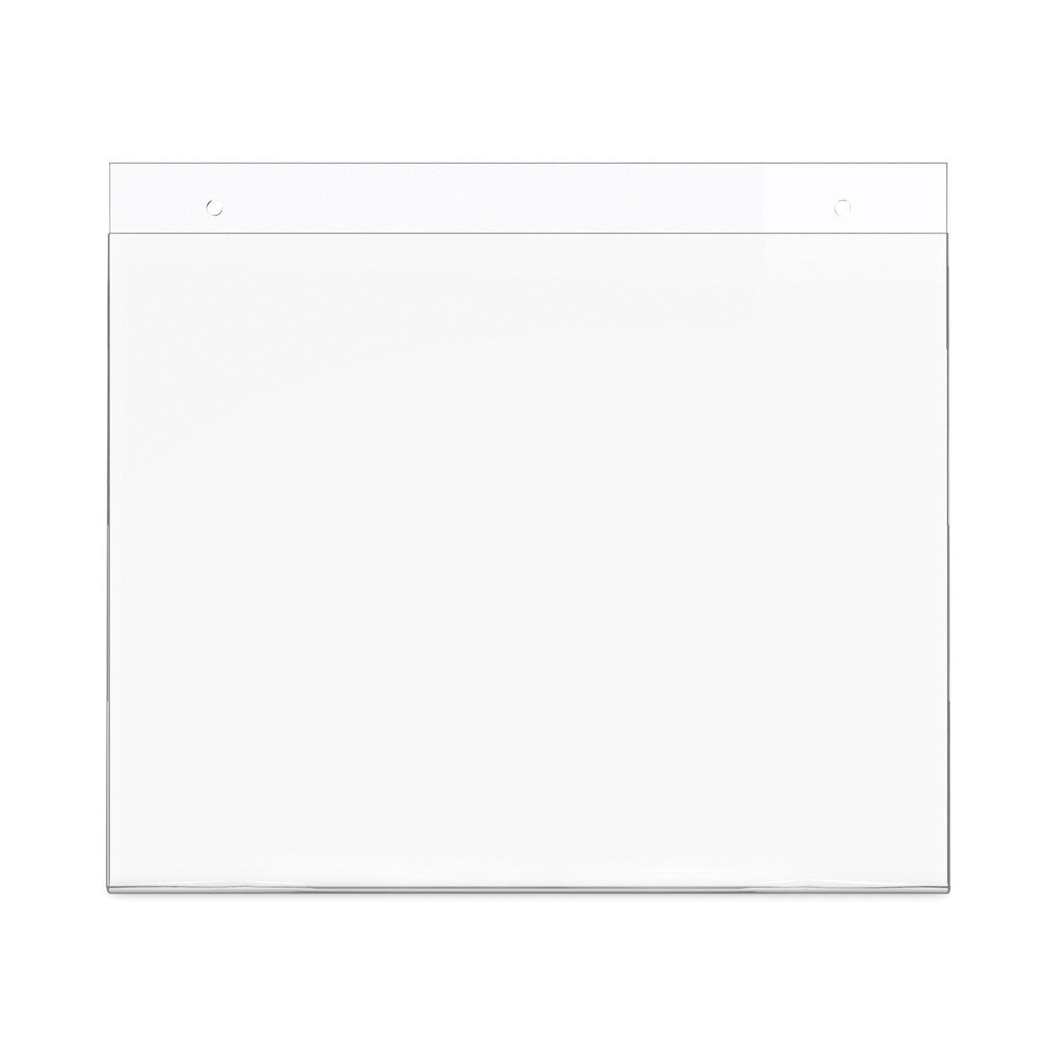 11" Width x 8.5" Height - Wall Mountable - Plastic - Clear - 1 Each
