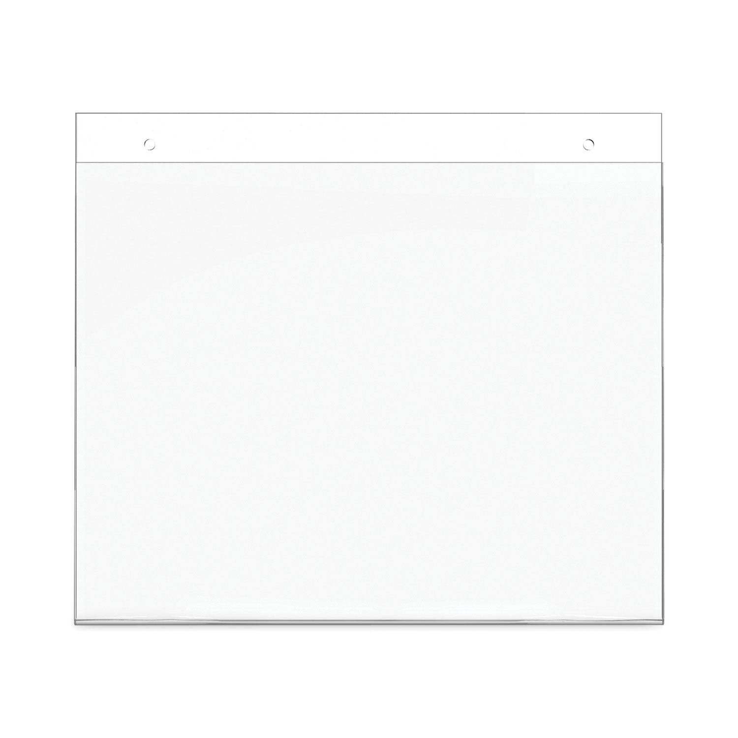 11" Width x 8.5" Height - Wall Mountable - Plastic - Clear - 1 Each