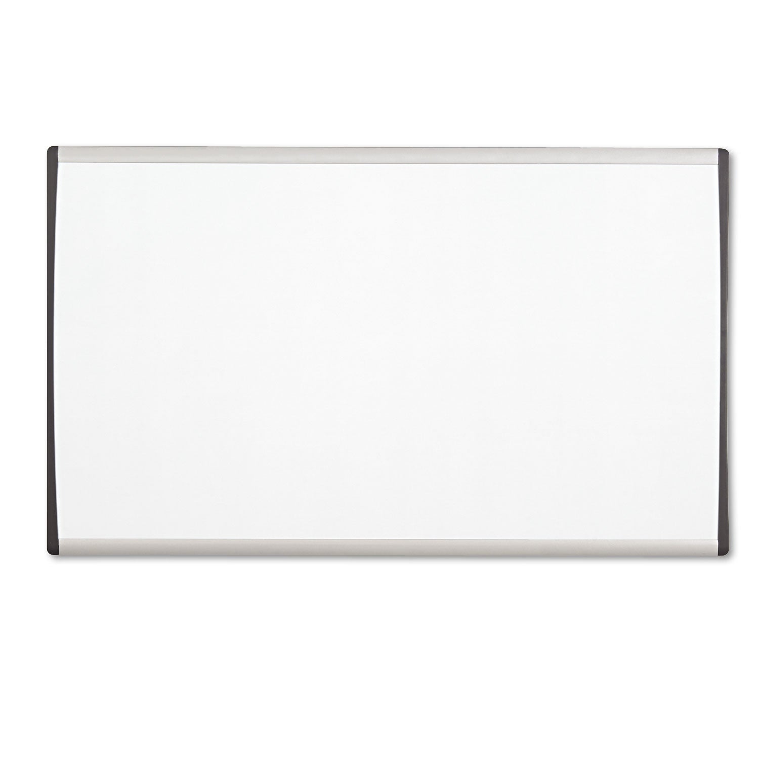 Quartet Arc Cubicle Magnetic Whiteboard - 30" (2.5 ft) Width x 18" (1.5 ft) Height - White Painted Steel Surface - Silver Aluminum Frame - Horizontal - Magnetic - 1 Each