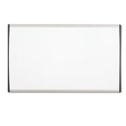 Quartet Arc Cubicle Magnetic Whiteboard - 30" (2.5 ft) Width x 18" (1.5 ft) Height - White Painted Steel Surface - Silver Aluminum Frame - Horizontal - Magnetic - 1 Each