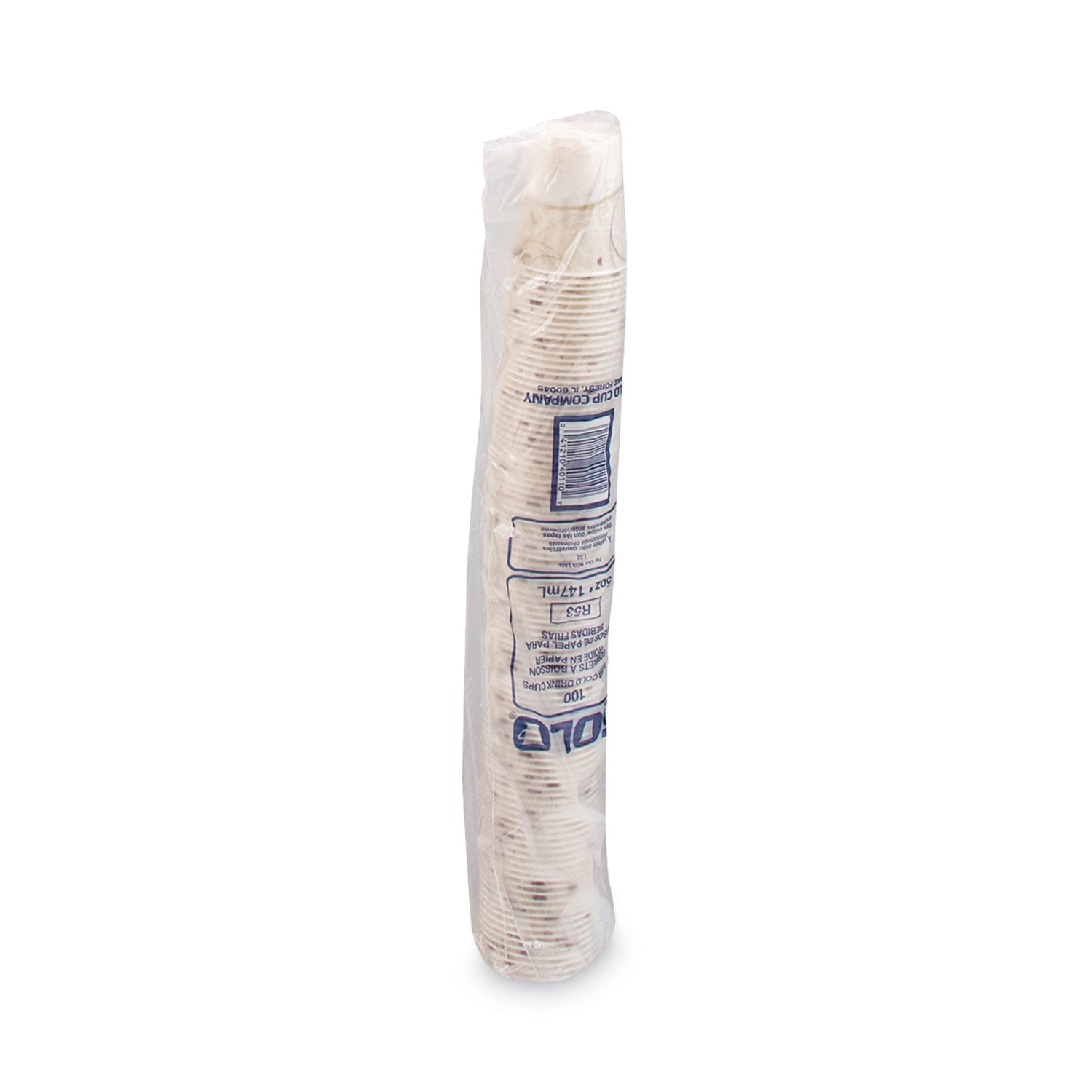 Symphony Design Paper Water Cups, 5 oz, 100/Bag, 30 Bags/Carton