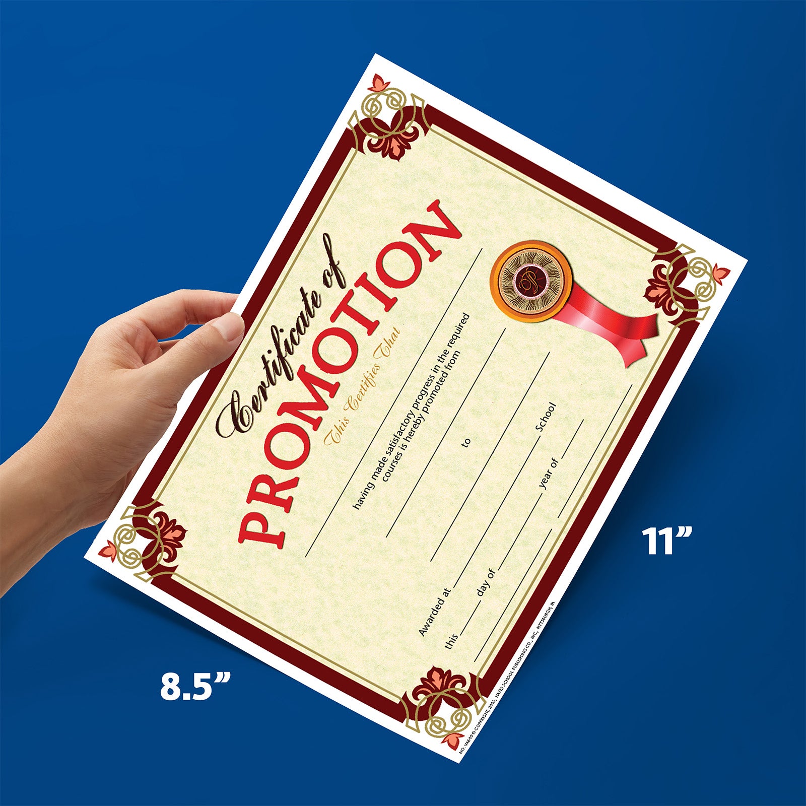 Certificate of Promotion, Pack of 30, 8.5" x 11"