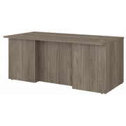 Bush Business Furniture Office 500 72W x 36D Executive Desk in Modern Hickory - 71.02" Width x 35.43" Depth x 29.82" Height