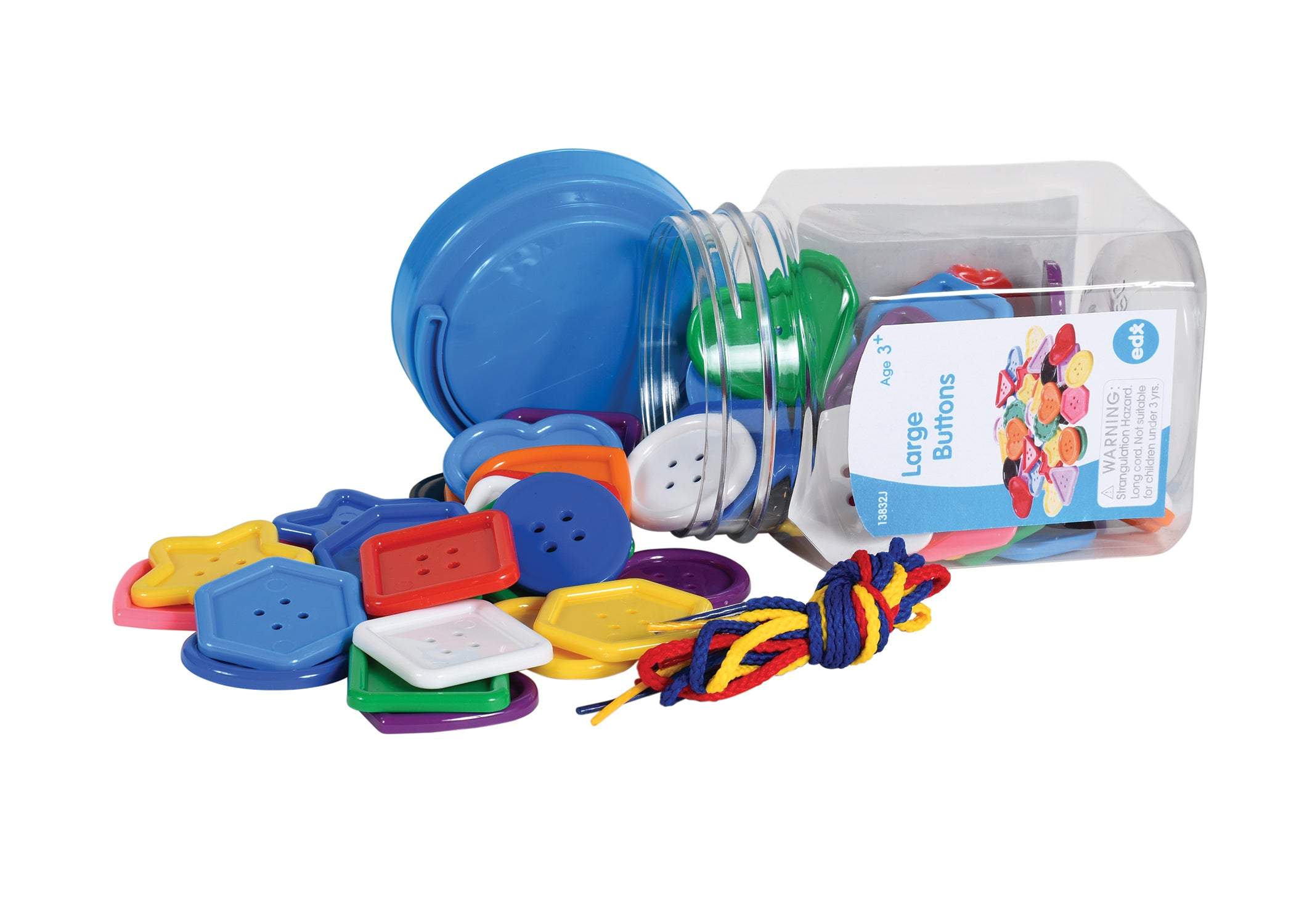 Large Buttons - Mini Jar - Set of 60