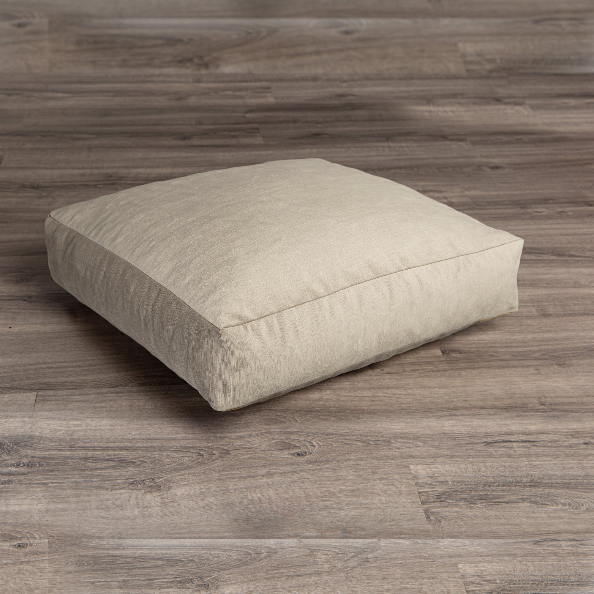 Jaxx Brio Large Décor Floor Pillow/Meditation Yoga Cushion, Plush Microvelvet, Ivory