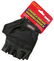 Unisex Fitness Glove- Sheep Skin- Lycra Back- Med #7802