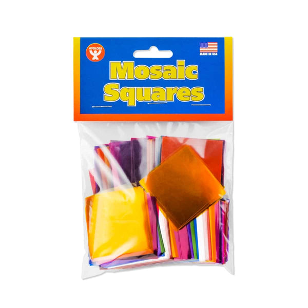 Mosaic 1.5" Squares Cello - 576, 8 Assorted Colors