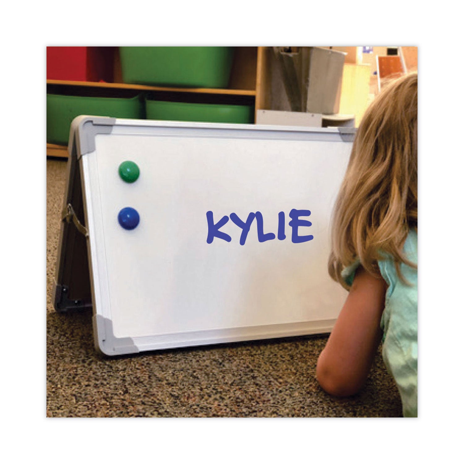 Flipside Magnetic Dry-Erase Desktop Easel Set