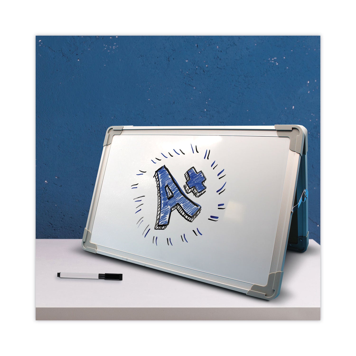 Flipside Magnetic Dry-Erase Desktop Easel Set