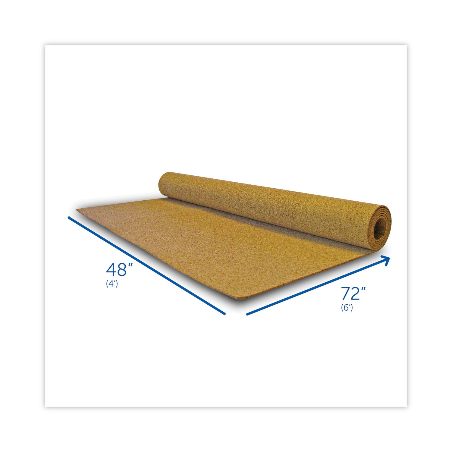 Cork Roll, 4' x 6', 6mm Thick