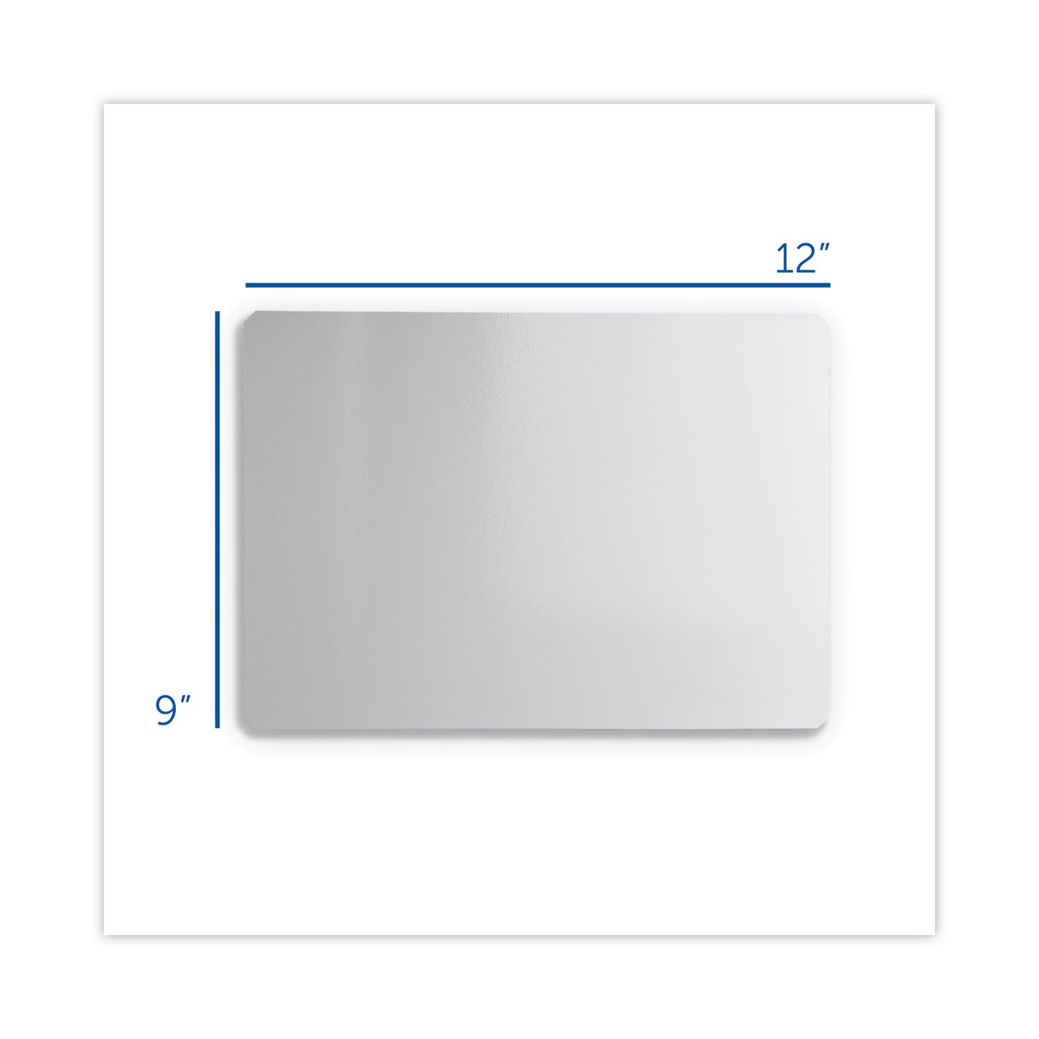 Dry Erase Boards (9" x 12") with Colored Pens & Erasers, Set of 12