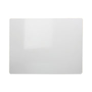 7" (0.6 ft) Width x 5" (0.4 ft) Height - White Surface - Lap - Ghost Resistant, Write-on, Wipe-off, Chip Resistant, Warp Resistant, Smooth Edge - 12 / Pack