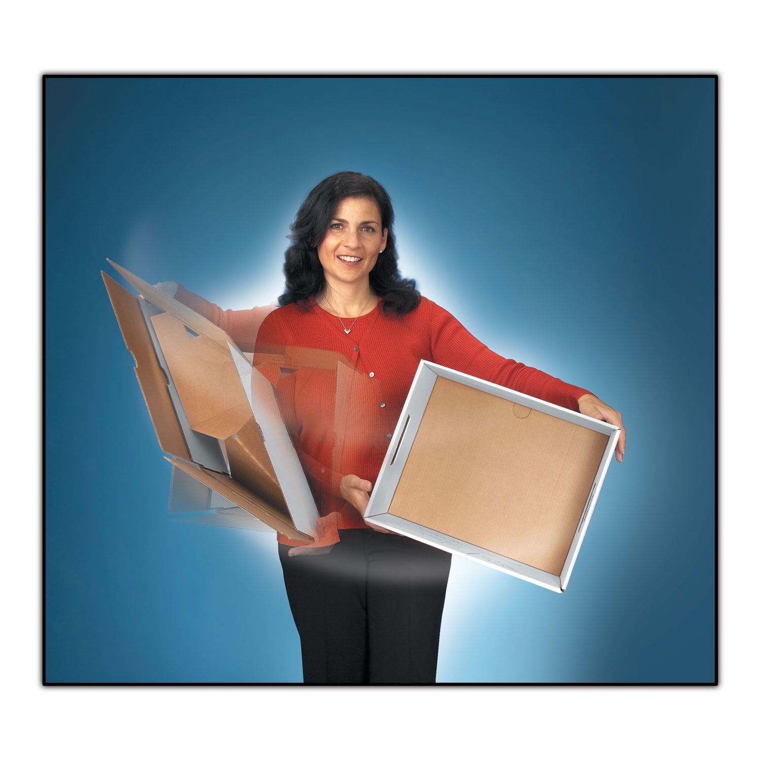 Bankers Box STOR/FILE Recycled File Storage Box, Medium Duty, Lift-Off Lid, Stackable, Kraft/Green, Legal/Letter Size, 20/Carton