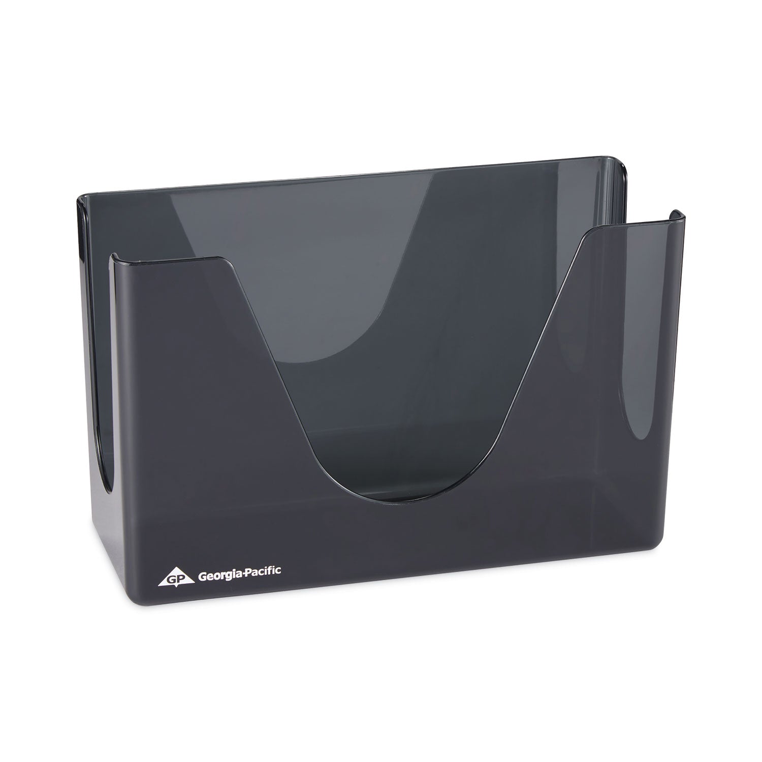 Georgia-Pacific Countertop C-Fold/M-Fold Paper Towel Dispenser - C Fold, Multifold Dispenser - 7" Height x 11" Width x 4.4" Depth - Plastic - Smoke - Durable, Washable - 1 Each