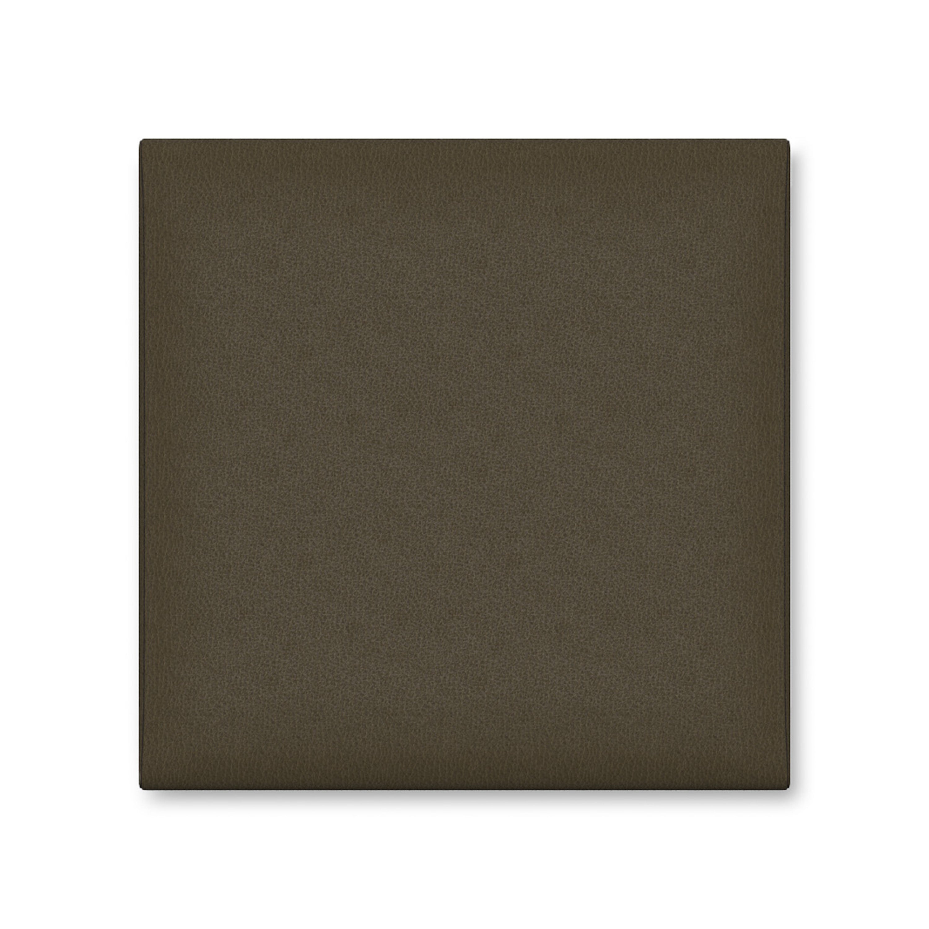 Jaxx Panelist Modern Padded Headboard- Wall Mounted Panel (22.5" x 22.5") - 1 Pack, Vegan Leather, Thunder Grey