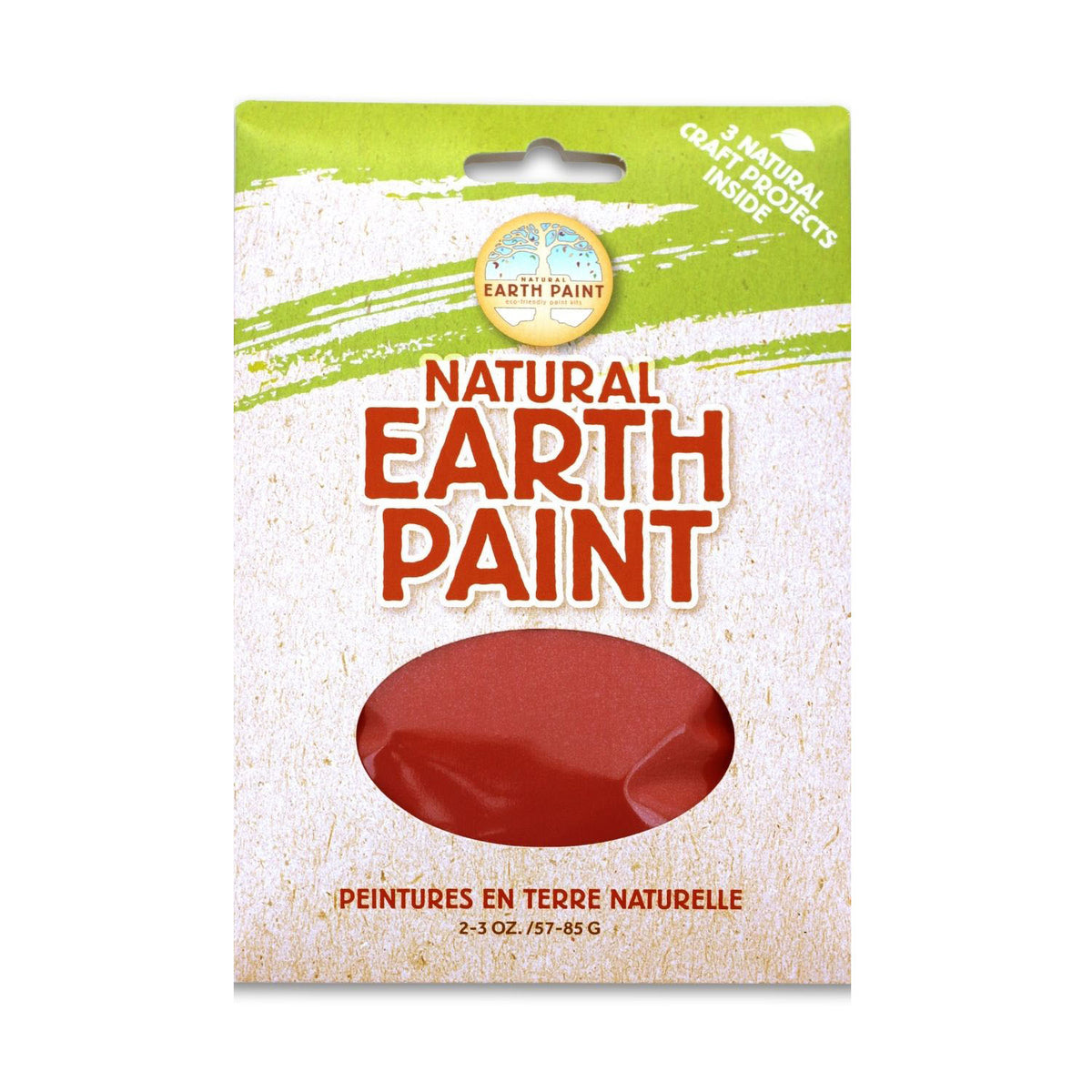 NATURAL EARTH PAINT 3OZ RED