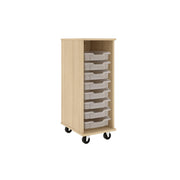 IDS Mob Open Single Sided, Battle Creek Oak, 41"H x 16"W x 21"D
