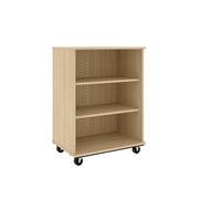 IDS Mob Shelf, Battle Creek Oak, 41"H x 31"W x 21"D