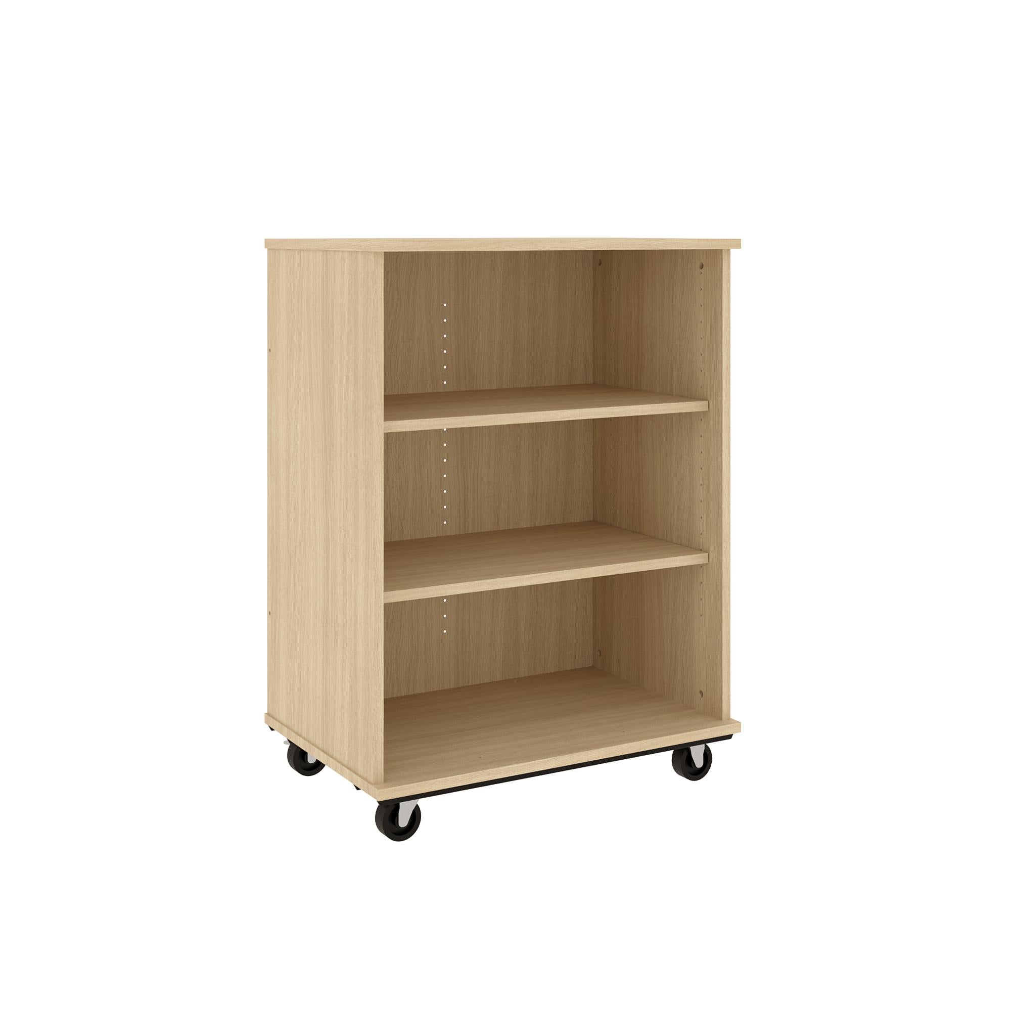 IDS Mob Shelf, Battle Creek Oak, 41"H x 31"W x 21"D