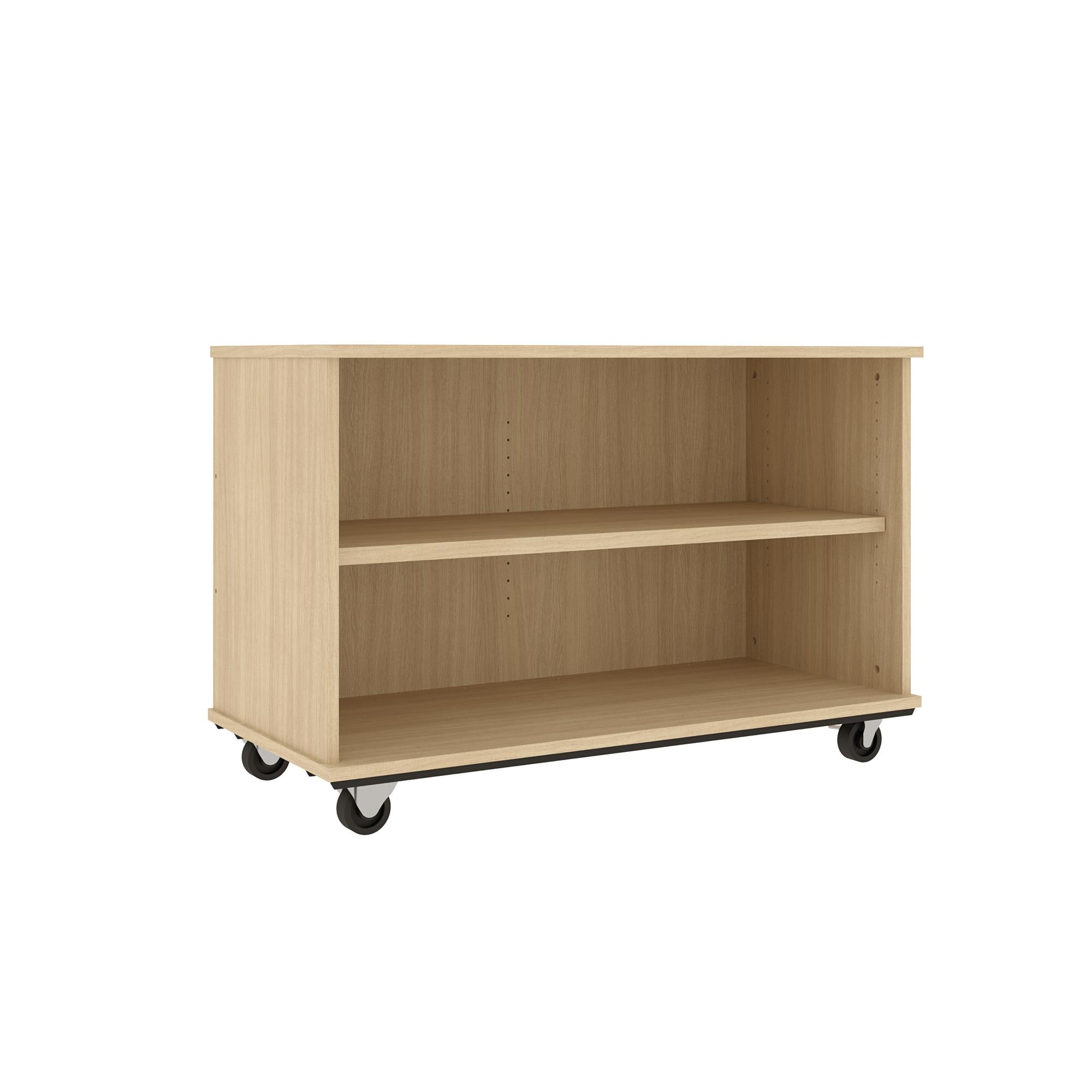 IDS Mob Shelf, Battle Creek Oak, 29"H x 44"W x 21"D