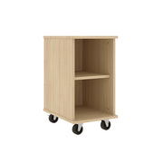 IDS Mob Shelf Open, Battle Creek Oak, 29"H x 16"W x 21"D